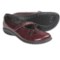 Naot Nau Mai Mary Jane Shoes (For Women) in Merlot Leather/Wine Patent