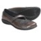 Naot Nau Mai Mary Jane Shoes (For Women) in Porcini Leather/Grey Patent