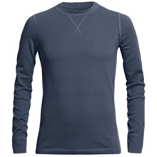 Narragansett Trader Waffled Thermal Cotton Shirt - Long Sleeve (For Men) in Navy - Closeouts