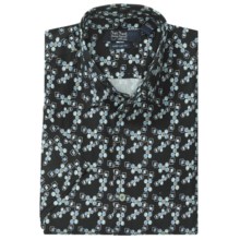 Nat Nast Circle in the Square Camp Shirt - Silk Twill, Short Sleeve (For Men) in Black - Closeouts