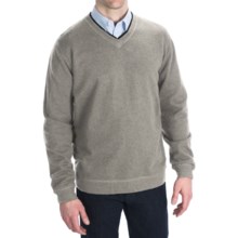 Nat Nast On a Roll Sweater - V-Neck (For Men) in Silver Birch Combo - Closeouts