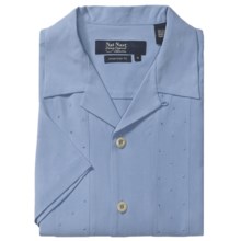 Nat Nast Ready or Knot Silk Camp Shirt - Short Sleeve (For Men) in Periwinkle - Closeouts
