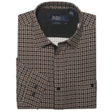 Nat Nast Silk Parker Plaid Sport Shirt - Long Sleeve (For Men) in Chocolate Combo - Closeouts