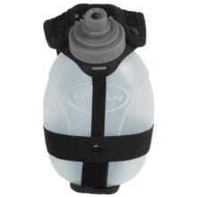 Nathan Quickshot Flask with Race Cap - 10 fl.oz. in Black - Closeouts