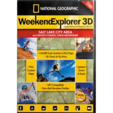 National Geographic Weekend Explorer 3D Mapping Software in Salt Lake City Area - Closeouts