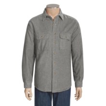 National Outfitters Solid Chamois Shirt - Long Sleeve (For Men) in Grey - 2nds