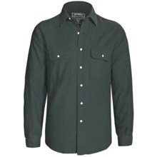 National Outfitters Solid Chamois Shirt - Long Sleeve (For Men) in Olive - 2nds