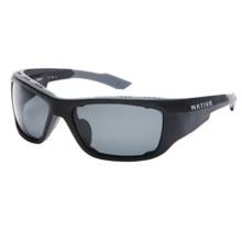 Native Eyewear Grind Sunglasses - Polarized, Interchangeable in Asphalt/Grey - Closeouts