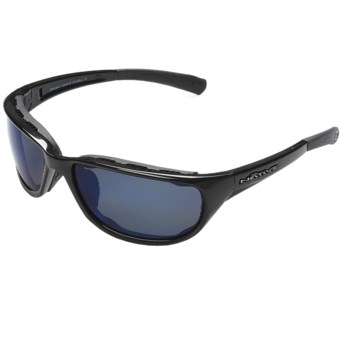 Native Eyewear Grip Sunglasses - Polarized, Interchangeable Lenses in Iron/Blue Reflex