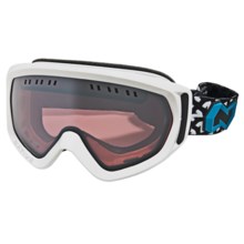 Native Eyewear Pali Snowsport Goggles - Polarized Reflex Lenses in Snow/Chrome Reflex - Closeouts