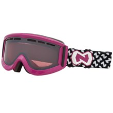 Native Eyewear Riva Snowsport Goggles - Polarized Reflex Lenses in Pink/Chrome Reflex - Closeouts