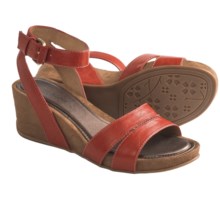 Naturalizer Panya Sandals - Wedge (For Women) in Cactus Red - Closeouts