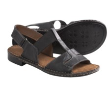Naturalizer Ravanna Sandals - Leather, T-Strap (For Women) in Black - Closeouts