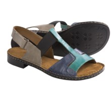 Naturalizer Ravanna Sandals - Leather, T-Strap (For Women) in Inky Navy - Closeouts