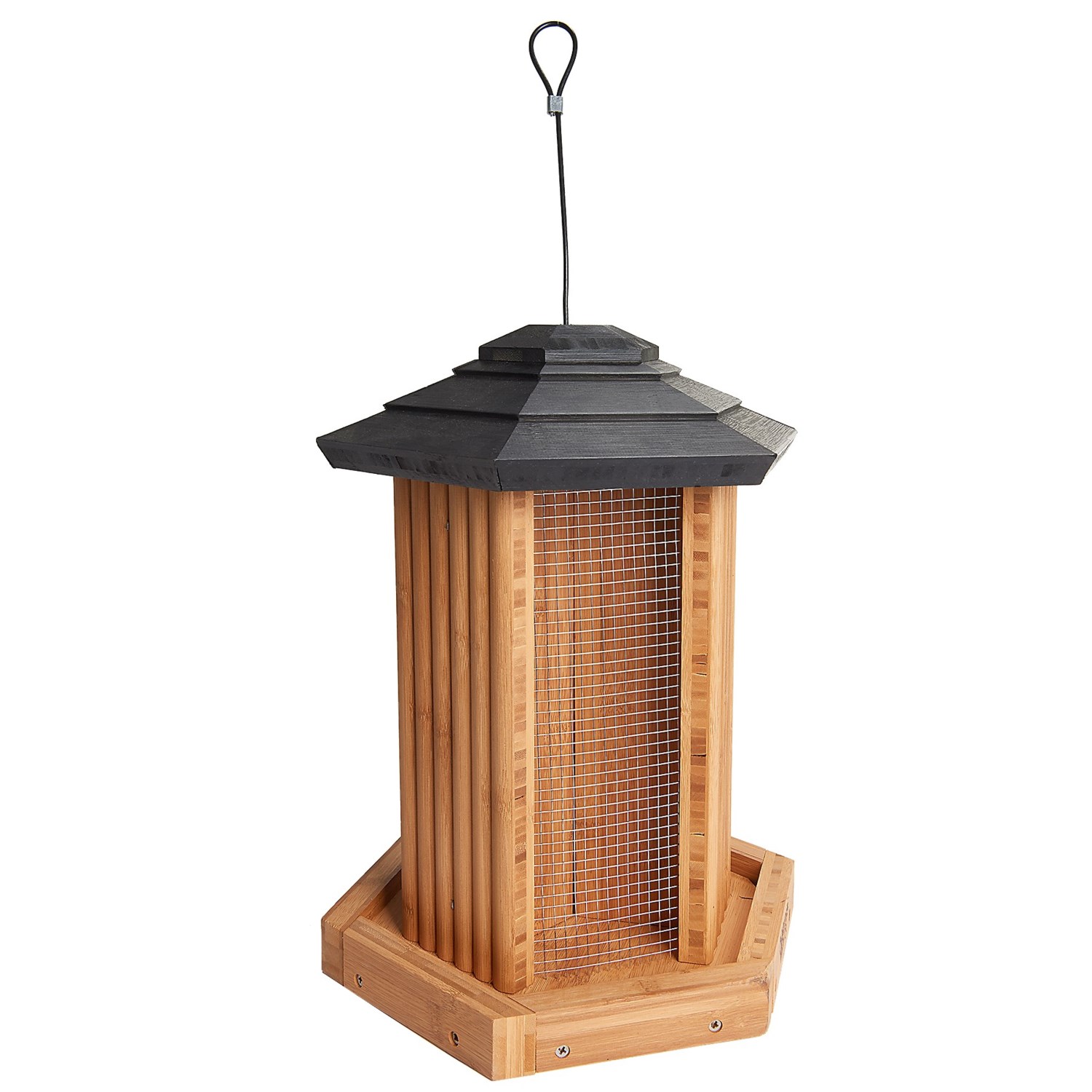 Nature’s Way Bamboo Triple Gazebo Bird Feeder 4.5 qt. Save 43