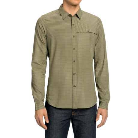 NAU Sketch Plaid Shirt Long Sleeve For Men