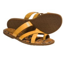 Naya Zoe Sandals - Leather (For Women) in Hot Mustard - Closeouts