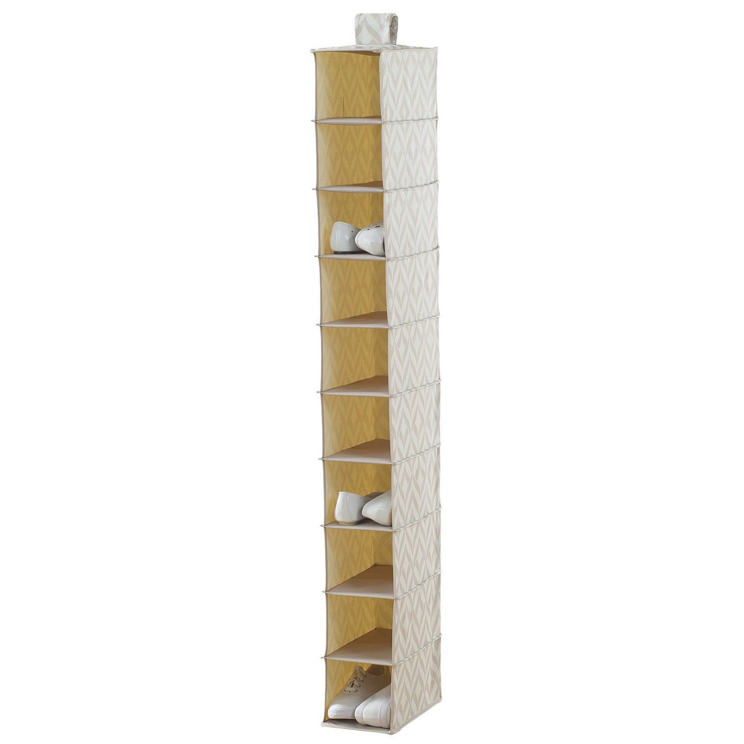 neatfreak! 10-Shelf Hanging Shoe Organizer in Organic Simplicity