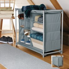 Neatfreak! 12-Compartment Organizer Cubby with Door in Grey - Closeouts