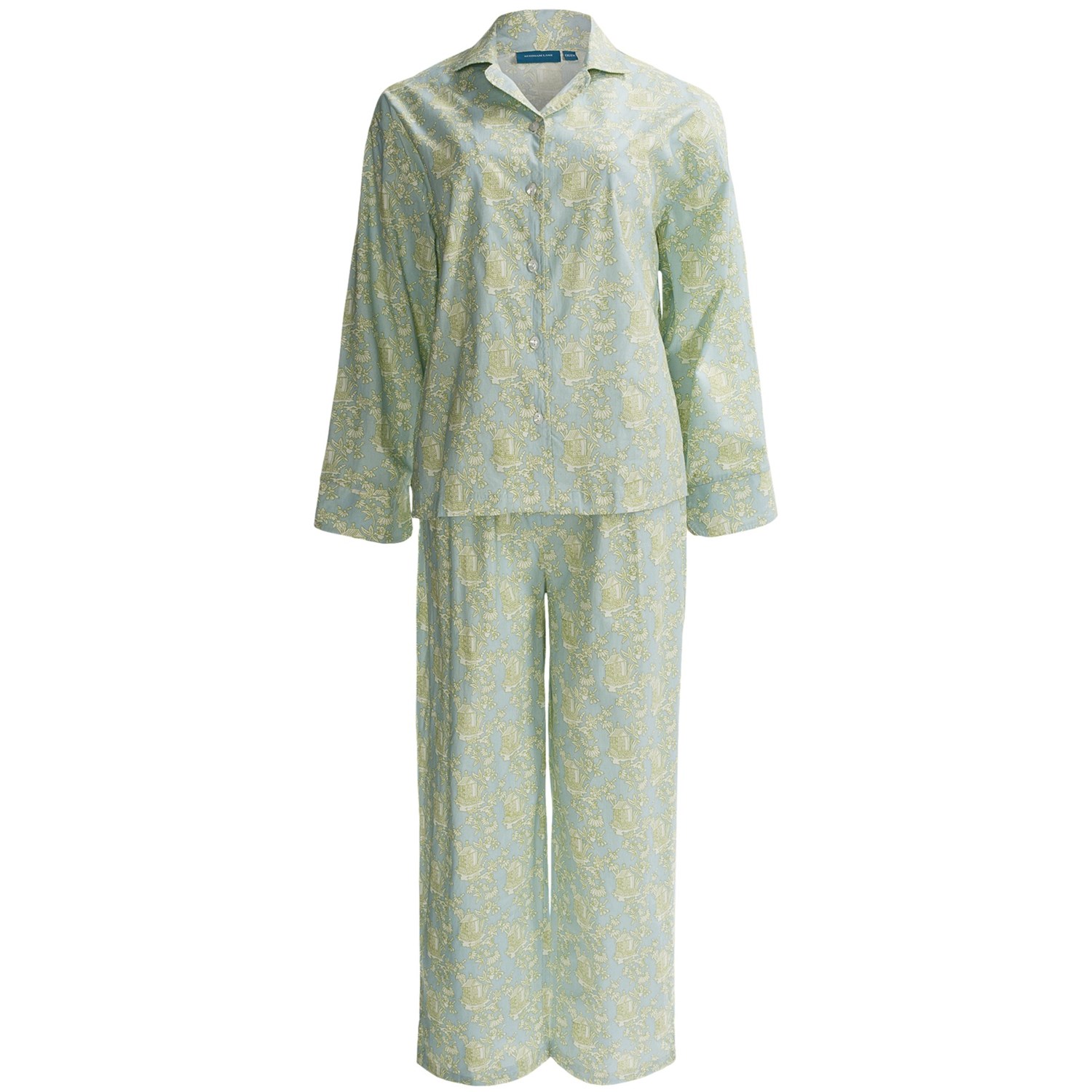 Needham Lane Cotton Pajamas - Long Sleeve (For Plus Size Women) - Save 47%