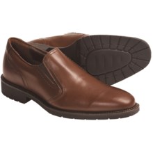 Neil M Atlanta Plain-Toe Shoes - Leather, Slip-Ons (For Men) in Chestnut - Closeouts