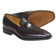 Neil M Harvard Penny Loafer Shoes - Leather (For Men) in Bordeaux - Closeouts