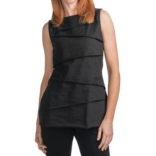 Neon Buddha Ardee Slub Jersey Tank Top - Stretch Cotton (For Women) in Black - Closeouts