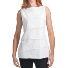 Neon Buddha Ardee Slub Jersey Tank Top - Stretch Cotton (For Women) in White - Closeouts