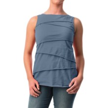 Neon Buddha Ardee Tiered Cotton Tank Top (For Women) in Denim Blue - Closeouts
