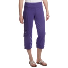 Neon Buddha Arlington Capris - Stretch Jersey (For Women) in Beautiful Peri - Closeouts