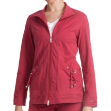 Neon Buddha Aurora Stretch Jersey Jacket (For Women) in Save The Planet Red - Closeouts