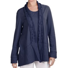 Neon Buddha Halton Swing Jacket - Stretch Cotton Jersey (For Women) in Navy - Closeouts