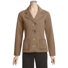 Neon Buddha Jacket - Fleece-Lined Knit (For Women) in Khaki - Closeouts