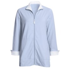 Neon Buddha Jersey Adventure Contrast Jacket (For Women) in Aviation Blue - Closeouts