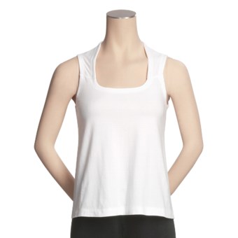 Neon Buddha Lotus In Tank Top - Stretch Jersey (For Women) in White