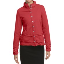 Neon Buddha Miri French Terry Jacket (For Women) in Bold Red - Closeouts