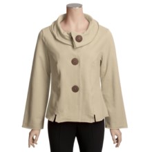 Neon Buddha Nirvana Swing Jacket - French Terry (For Women) in Sand - Closeouts