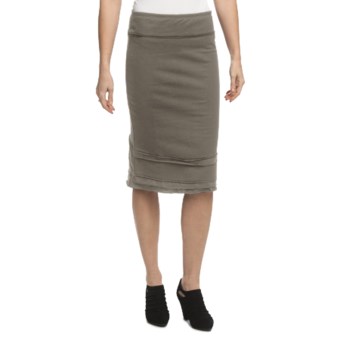 Neon Buddha Ossi French Terry Skirt (For Women) in Granite