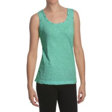 Neon Buddha Slub Jersey Stud Tank Top (For Women) in Spearmint - Closeouts