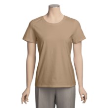 Neon Buddha T-Shirt - Cotton, Short Sleeve (For Women) in Khaki - Closeouts