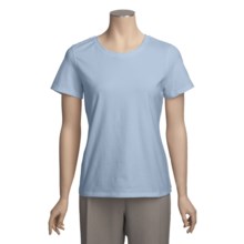 Neon Buddha T-Shirt - Cotton, Short Sleeve (For Women) in Sky Blue - Closeouts