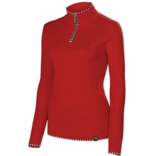 Neve Annabelle Sweater - Zip Neck, Long Sleeve (For Women) in Red - Closeouts