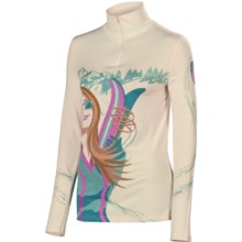 Neve Apres Girl Base Layer Top - Silk-Merino Wool, Zip Neck, Long Sleeve (For Women) in Apres Girl - Closeouts