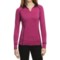 Neve Bivi Base Layer Top - Zip Neck, Long Sleeve (For Women) in Pink