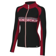 Neve Claire Zip Sweater - Merino Wool, Long Sleeve (For Women) in Black - Closeouts