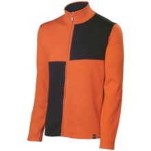 Neve Cole Cardigan Sweater - Full Zip (For Men) in Flame - Closeouts