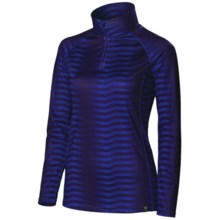 Neve Couloir Base Layer Top - Zip Neck, Long Sleeve (For Women) in Couloir Print - Closeouts