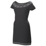 Neve Ella Boat Neck Dress - Ultrafine Merino Wool, Short Sleeve (For Women)
