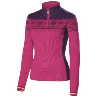 Neve Emily Ultrafine Merino Wool Sweater (For Women) in Grape