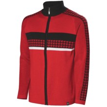Neve Gabe Cardigan Sweater - Merino Wool (For Men) in Red - Closeouts